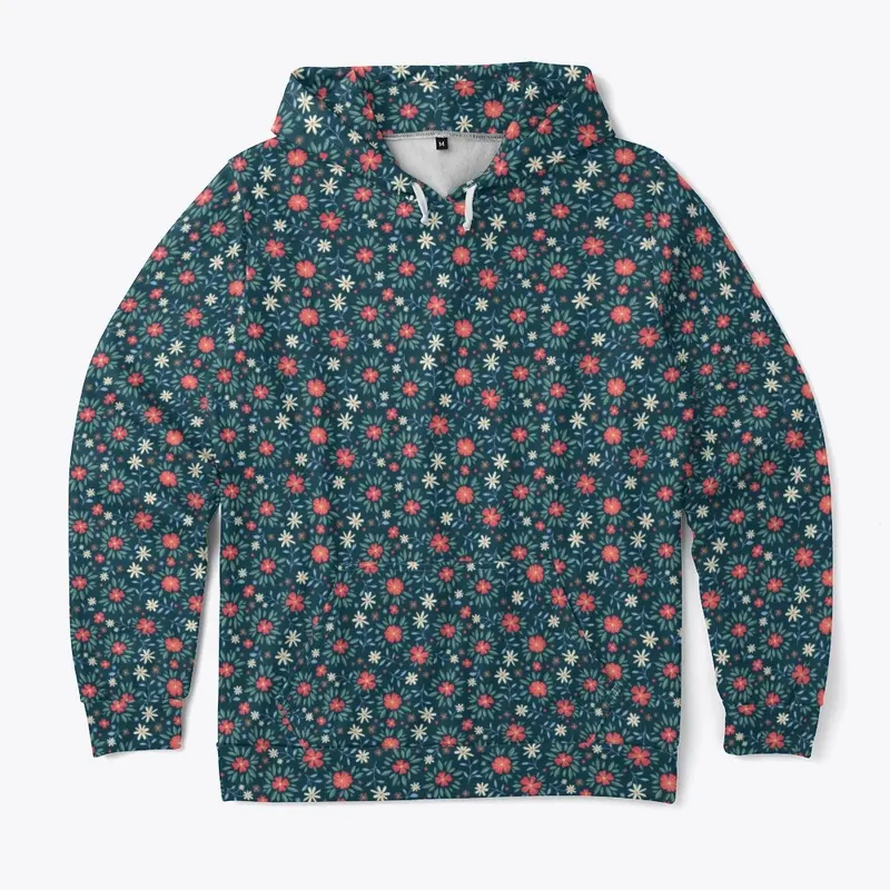 flowers pattern print sweatshirts 